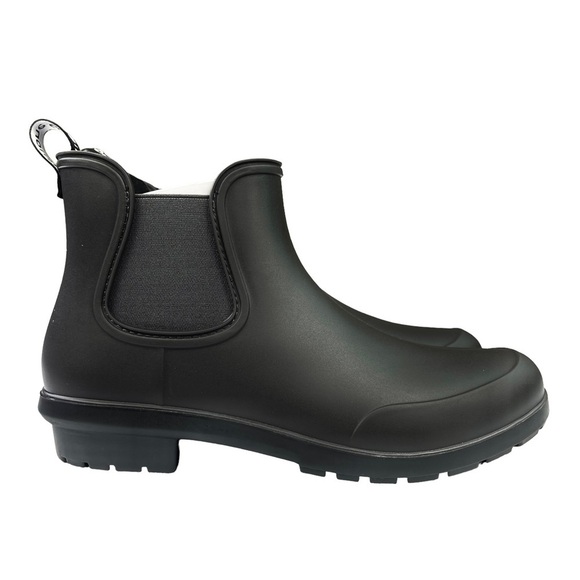 Planone Black Short Rain Boots‎ Womens NWT Size 6 - Picture 1 of 13